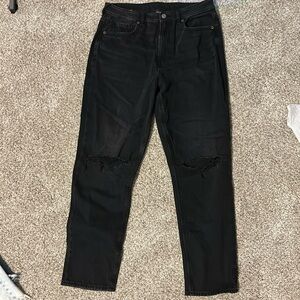 NWOT American Eagle Black Straight Jeans